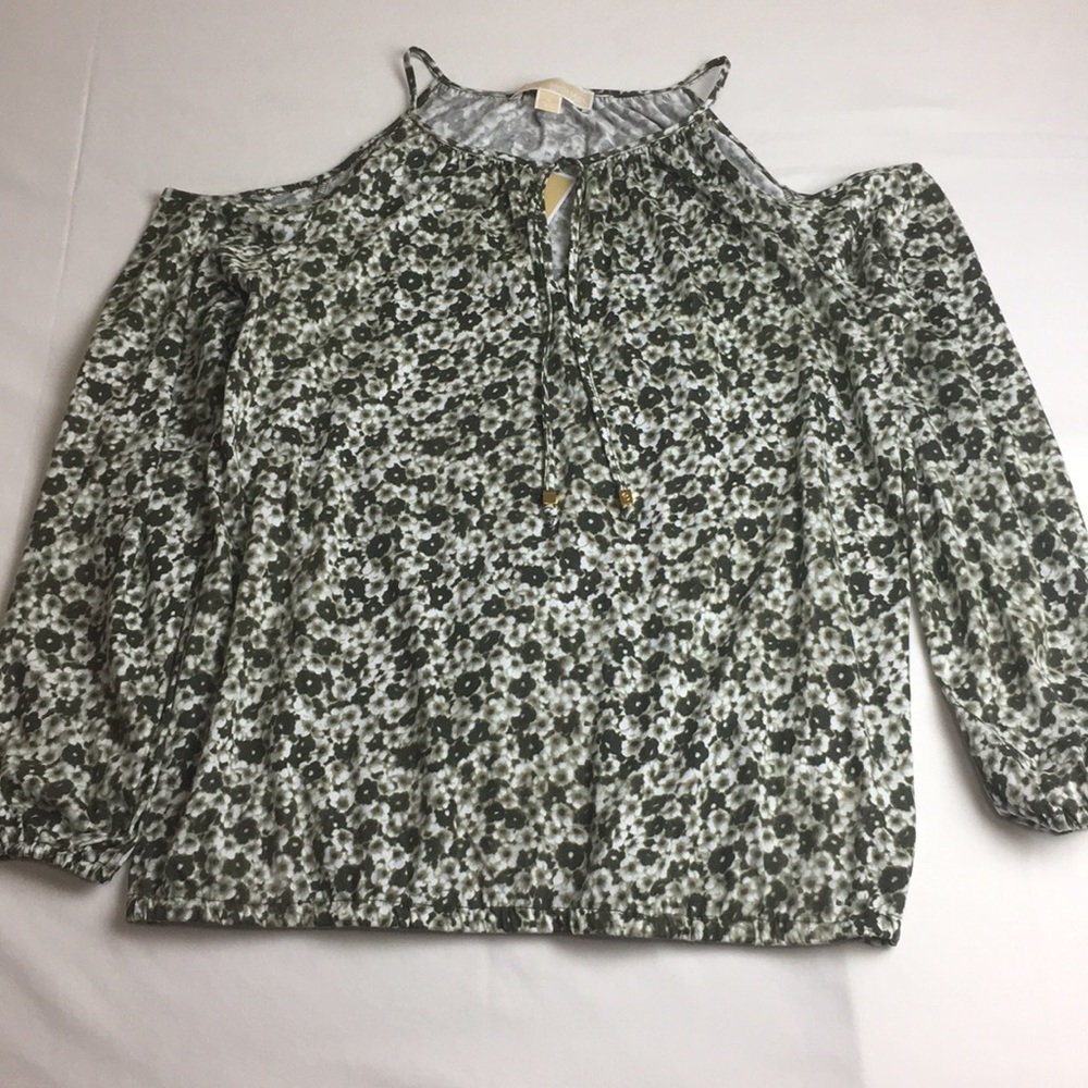 Michael Kors cold shoulder top